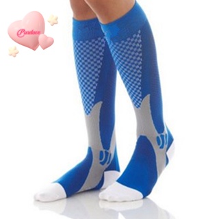 Purelove&gt; ถุงเท้ากีฬา บรรเทาอาการปวดเข่า ป้องกันการเมื่อยล้า ขนาด 20-30 มม. สีดํา สําหรับผู้ชาย และผู้หญิง