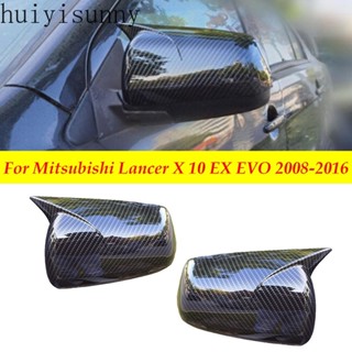 Hys สติกเกอร์ติดกระจกมองหลังรถยนต์ สําหรับ Mitsubishi Lancer X 10 EX EVO 2008-2016