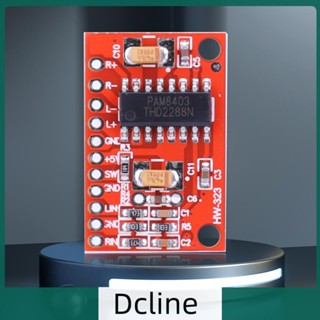 [Dcline.th] Pam8403 บอร์ดโมดูลขยายเสียงดิจิทัล ช่องคู่ ขนาดเล็ก 2*3W 5V