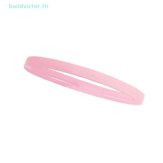 Buildvictor ที่คาดผมซิลิโคน ยืดหยุ่น กันลื่น เรียบง่าย สําหรับเล่นกีฬา โยคะ วิ่ง ฟิตเนส ทุกเพศ TH