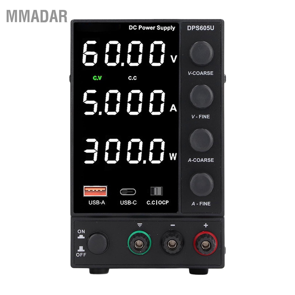 mmadar-แหล่งจ่ายไฟ-dc-ตัวแปร-300w-0-60v-0-5a-การปรับตัวเข้ารหัสเอาต์พุตจอแสดงผล-led-แหล่งจ่ายไฟแบบปรับได้