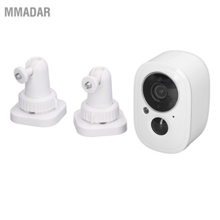 MMADAR กล้องไร้สาย WiFi กล้อง 3MP PIR Night Vision 2 ทิศทางกล้องพร้อมแผงพลังงานแสงอาทิตย์สำหรับ Home Security