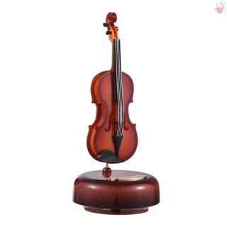 Y-violin กล่องดนตรีหมุน ฐานหมุนได้ สไตล์คลาสสิก สําหรับของขวัญวันเกิด วันวาเลนไทน์