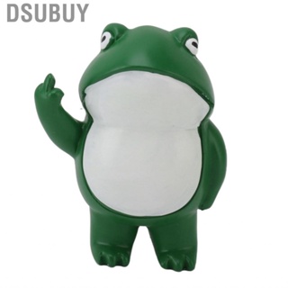Dsubuy Middle Finger Frog Ornament Outdoor Patio Quirky Little For Home