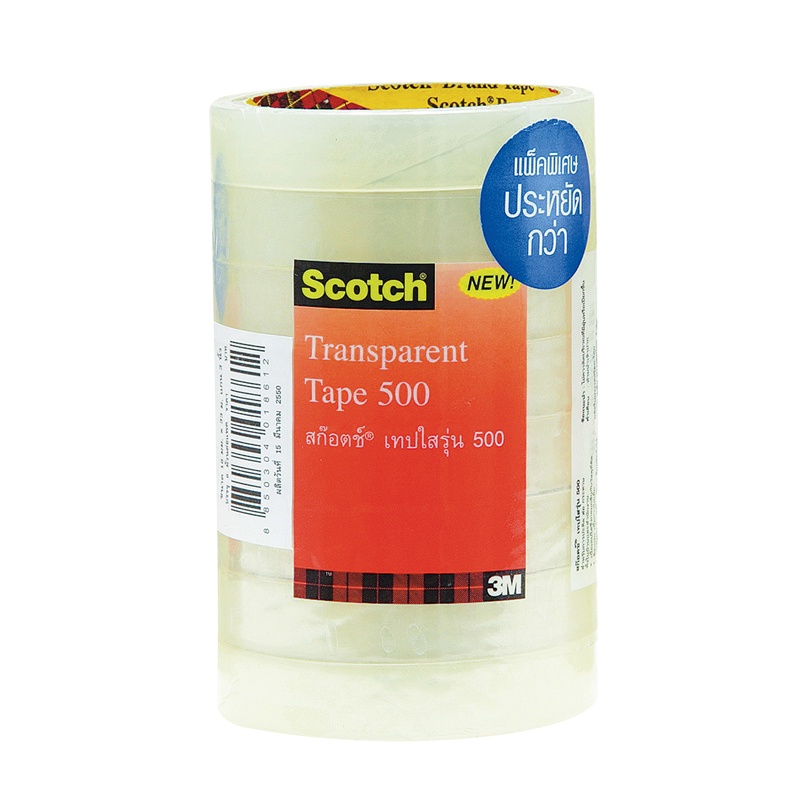 scotch-เทปใส-รุ่น-500-แกน-3-ขนาด-18-มม-x-33-ม-แพ็ก-8-ม้วน