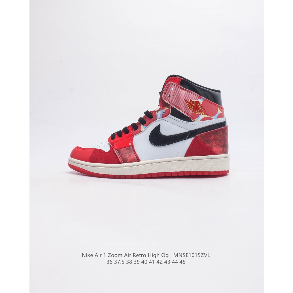 【Genuine license】 NIKE Jordan 1 Zoom Air Retro High Vintage basketball