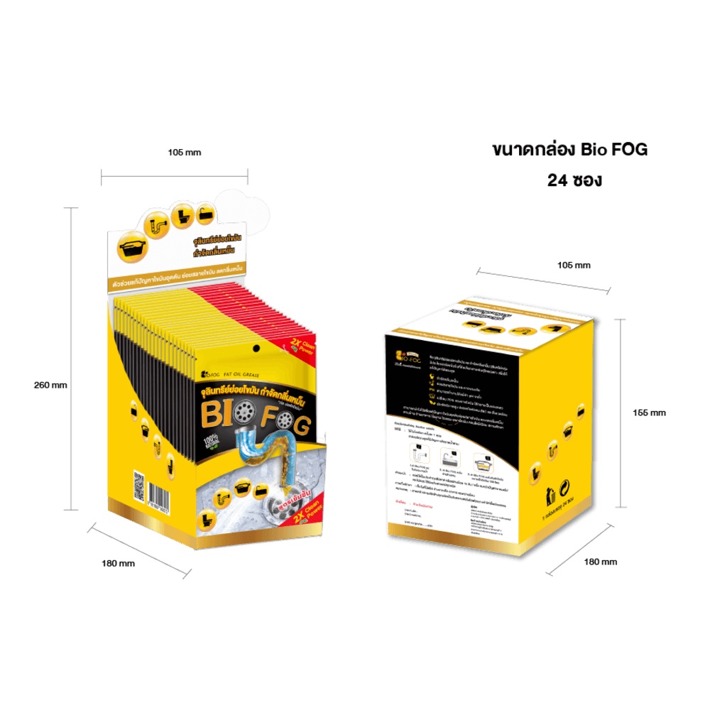 shophome468 Biofog จุลินทรีย์เข้มข้น ย่อยไขมัน (ชนิดผง) จำกัดกลิ่นเหม็น ...
