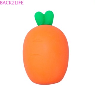 Back2life ของเล่นฟิดเจ็ตแครอท แครอทประสาทสัมผัส ช่องระบายอากาศ ของเล่นฟิดเจ็ต TPR Kawaii Party Favors