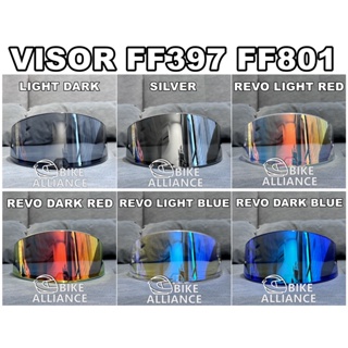 หมวกกันน็อค VISOR REVO REVO FF801 FF397 สีรุ้ง สีแดง FF 801 397