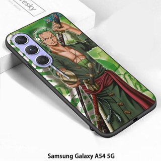 สําหรับ Samsung Galaxy A04 A04E A14 A24 A34 A54 F14 5G เคสโทรศัพท์ซิลิโคน TPU แบบนิ่ม ลายการ์ตูนลูฟี่ กันกระแทก