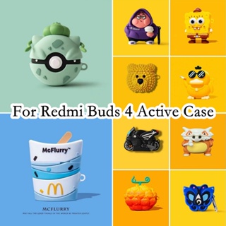 【Case Home】เคสหูฟัง แบบนิ่ม ลายการ์ตูน สําหรับ Redmi Buds 4 Redmi Buds 4