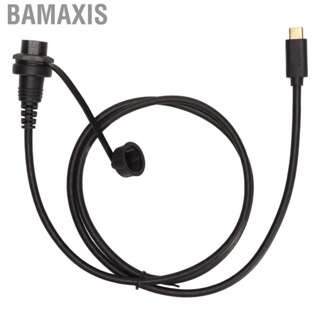 Bamaxis Flush Mount Cable  3A Dustproof Both Sides Pairing Plug and Play Dashboard Panel Type C 4K Resolution 10Gbps for Car Trailer