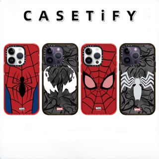 เคสโทรศัพท์มือถือแบบนิ่ม กันกระแทก ลาย Marvel Spider Man Venom CASETiFY สําหรับ IPhone 15 Pro Max 14 13 12 11 Pro Max