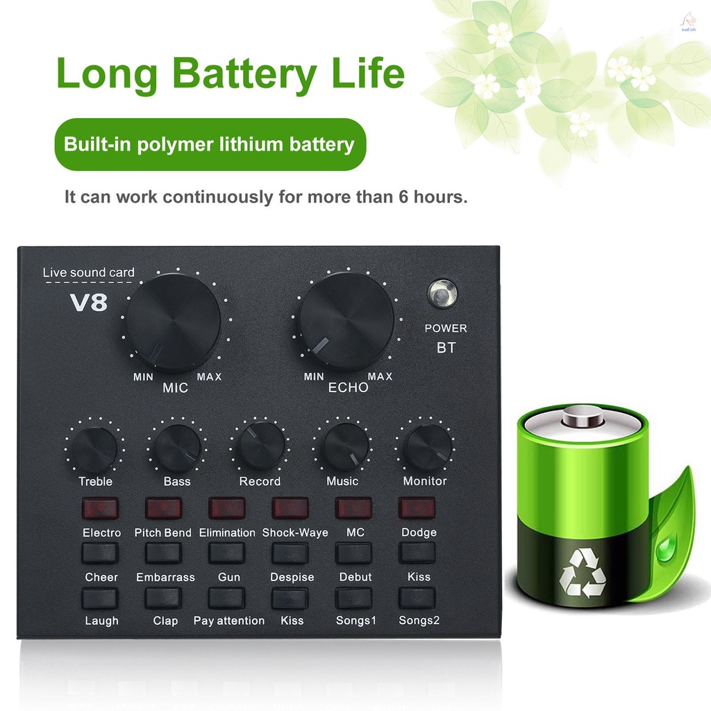 การ์ดเสียงภายนอก-v8-usb-ไมโครโฟนโทรศัพท์มือถือ-สําหรับคอมพิวเตอร์-อินเตอร์เฟซเสียง-พร้อมบลูทูธ-สําหรับการร้องเพลง-แชท-ถ่ายทอดสด-วิดีโอ-บันทึกเพลง