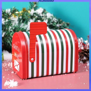 [Flameer2] กล่องของขวัญ ลายคริสต์มาส สําหรับใส่คุกกี้ จดหมาย