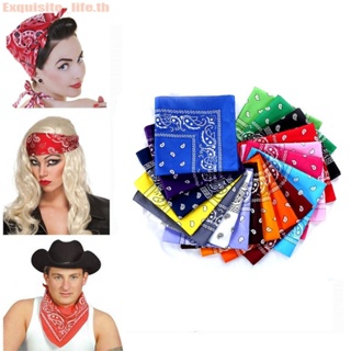 Unisex Printing Turban Large Pack Paisley Bandanas For Women Men Outdoor Sports Headwear