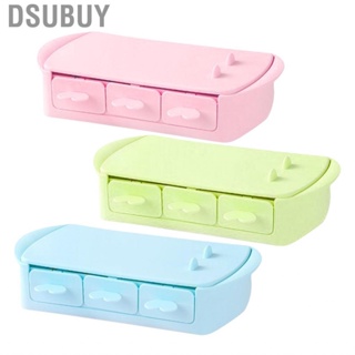 Dsubuy 6 Grids Mini Ice Pop Mold  Grade Silicone DIY Popsicle Mould Cartoon Shaped  Maker Tool
