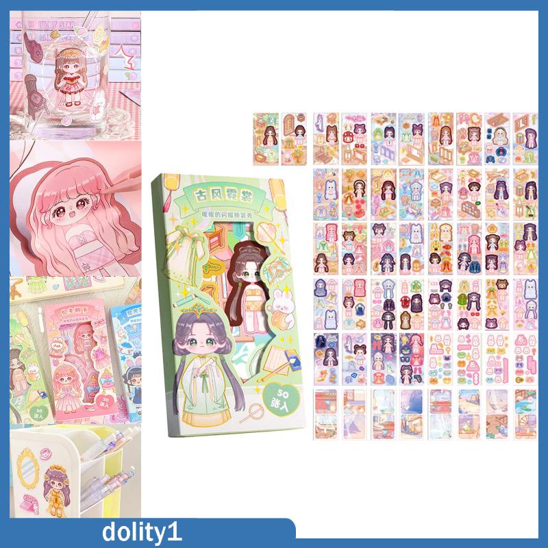 dolity1-สติกเกอร์-ลาย-make-a-face-สําหรับเด็ก-ของขวัญวันเกิด-รางวัล-และแจกของขวัญ-diy-50-ชิ้น