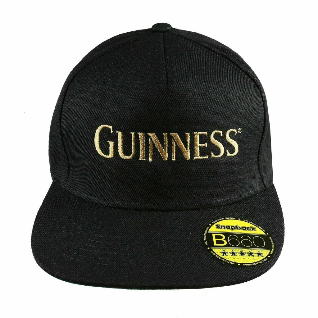 หมวกแก๊ป-ลายโลโก้-guinness-snapback-สีดํา-สําหรับผู้ชาย-ผู้ใหญ่