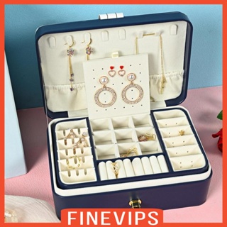 [Finevips] กล่องเครื่องประดับ น้ําหนักเบา สําหรับจัดเก็บนาฬิกา กําไลข้อมือ สร้อยข้อมือ