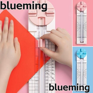 Blueming2 รอยย่น|ที่ตัดกระดาษ หมุนได้ 360 องศา|กระดาษทริมเมอร์ แบบกด แบบพกพา 4-In-1