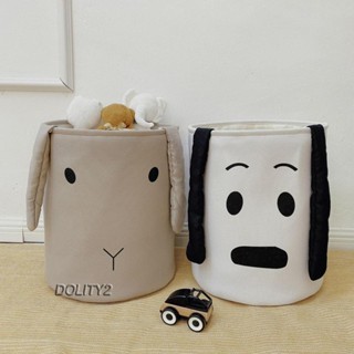 [Dolity2] ตะกร้าเก็บของเล่น ทรงกลม ความจุขนาดใหญ่ ทนทาน สําหรับเด็ก