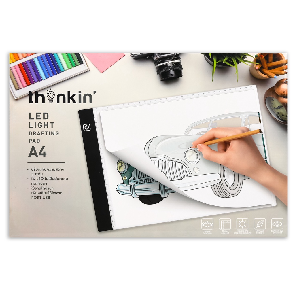 thinkin-กระดานวาดภาพ-จอ-led-ขนาด-a4