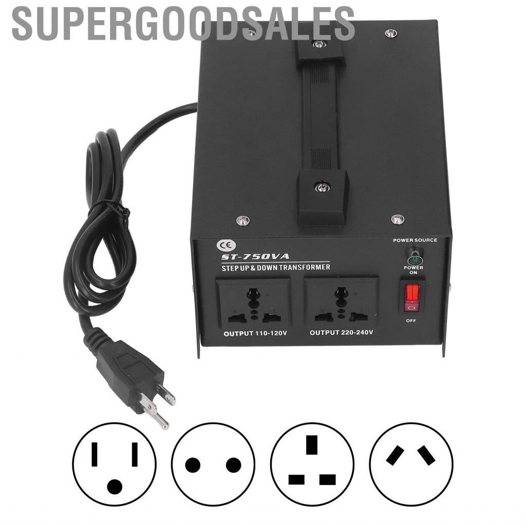 Supergoodsales Voltage Converter Transformer 750W Step Up Buck 50HZ