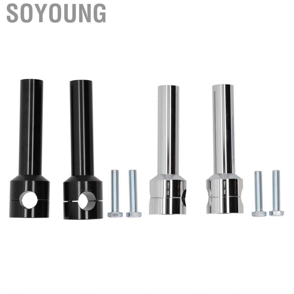 Soyoung Handlebar Riser 25mm Bar Risers Mount Clamp Adaptor Kit