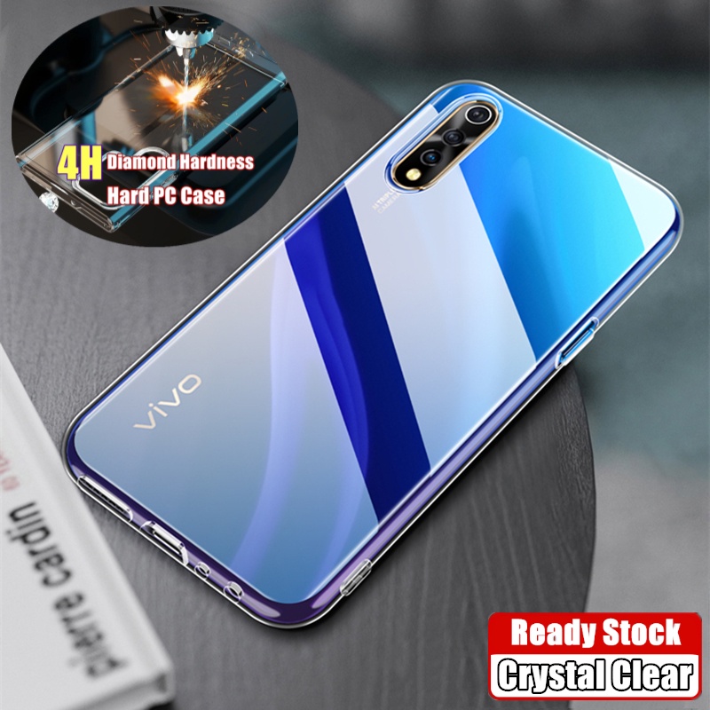 สําหรับ Vivo S1 1907 V1907 คริสตัลใส ทนทาน เคสอะคริลิคแข็ง ไม่เคยขีด