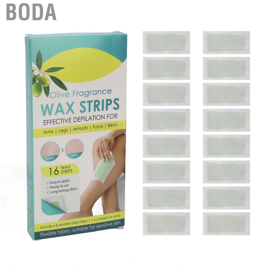 Boda Body Wax Strips Quickly Gentle All in One Waxing Hair Removal Less