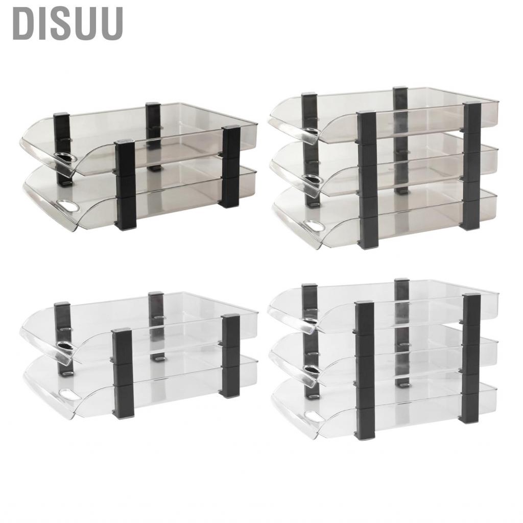 Disuu Desk File Letter Tray Documents Rack Acrylic Radian Design ...