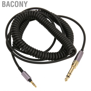 Bacony 3.5mm To  Spring Coiled Extension Cable 16.4ft For Car MP4