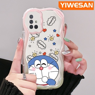 เคสโทรศัพท์มือถือ ซิลิโคนนุ่ม ใส กันกระแทก ลายการ์ตูนโดราเอมอน สําหรับ Samsung galaxy A72 4G A72 5G A71