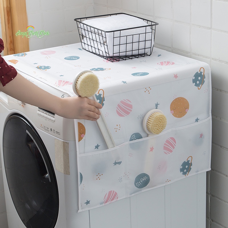 erck-gt-ผ้าคลุมตู้เย็น-กันฝุ่น-พร้อมถุงเก็บ-อเนกประสงค์-ซักล้างได้-ตู้เครื่องซักผ้า-ในครัวเรือน-ใหม่
