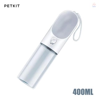 Petkit ขวดน้ําดื่ม แบบพกพา กันรั่ว ขนาด 300 400 มล. สําหรับสัตว์เลี้ยง สุนัข แมว