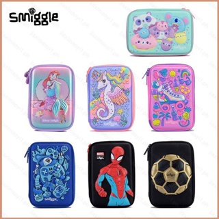 SMIGGLE กล่องดินสอ ลายการ์ตูนยูนิคอร์น นางเงือก 23 ตัว จุของได้เยอะ สามมิติ สําหรับนักเรียน