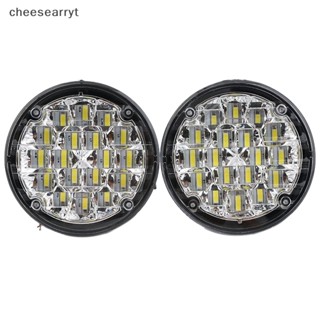 Chee โคมไฟตัดหมอก Led 12V 18 ดวง ทรงกลม สีขาวสว่าง สําหรับติดรถยนต์ 2 ชิ้น
 En