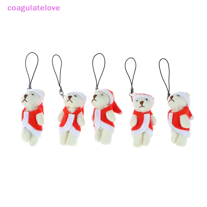 coagulatelove-พวงกุญแจ-จี้ตุ๊กตาหมีคริสต์มาส-diy-สําหรับตกแต่งกระเป๋าเป้สะพายหลัง-รถยนต์-ขายดี