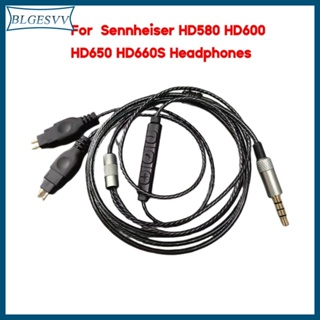 Blg สายเคเบิ้ลหูฟัง PVC คุณภาพสูง แบบเปลี่ยน สําหรับ HD580 HD650 HD600