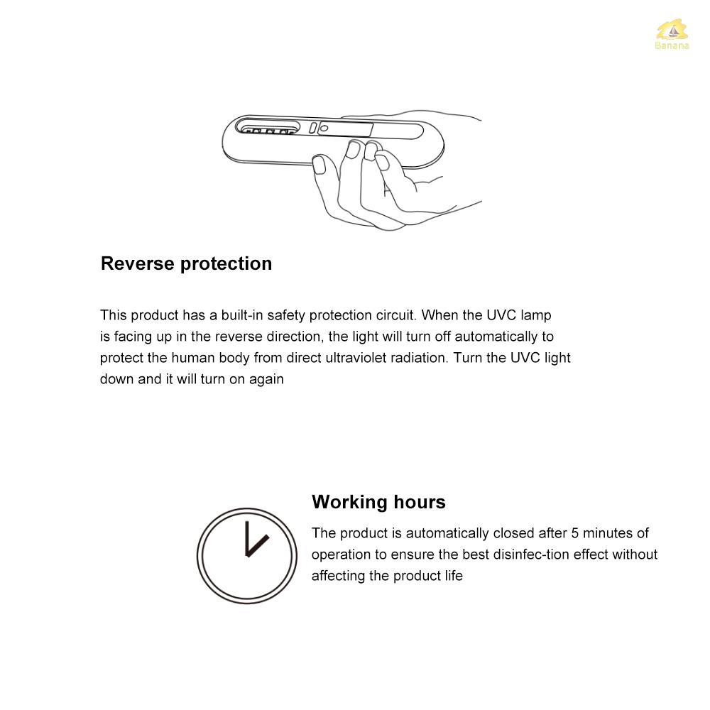 banana-pie-โคมไฟ-uv-led-อัลตราไวโอเลต-แบบพกพา-ชาร์จได้-สําหรับบ้าน-ออฟฟิศ-ท่องเที่ยว