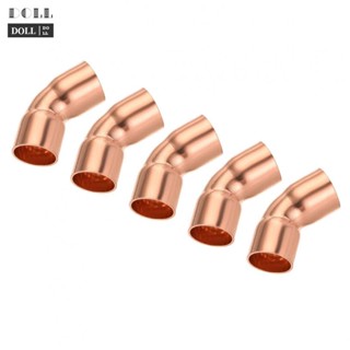 ⭐NEW ⭐Copper Elbow Fittings 45 Degree Elbow Water Supply Pipe Copper Elbow Set 1/2