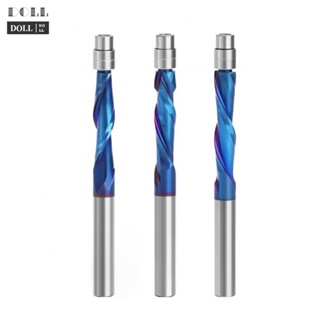 ⭐NEW ⭐Durable Solid Carbide Bearing Guided Two Flute Router Bits Splinter Free Cutting