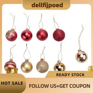 【dellfijpoed】ลูกบอลแขวนตกแต่งต้นคริสต์มาส 50 ชิ้น
