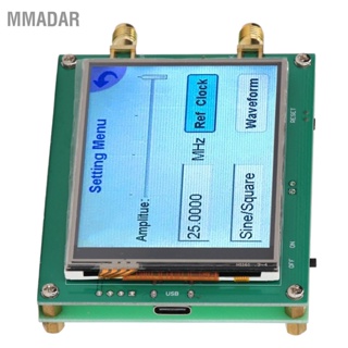 MMADAR เครื่องกำเนิดสัญญาณโมดูลกำเนิดความถี่ RF 138-4400MHz หน้าจอสัมผัส ADF4350 พร้อมหัว SMA หญิง