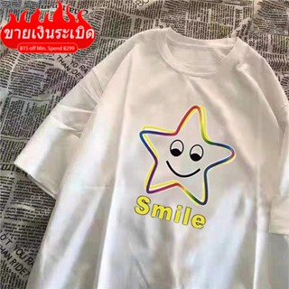 เสื้อยืดแขนสั้น ทรงหลวม เข้ากับทุกการแต่งกาย สไตล์เกาหลี สําหรับผู้ชาย