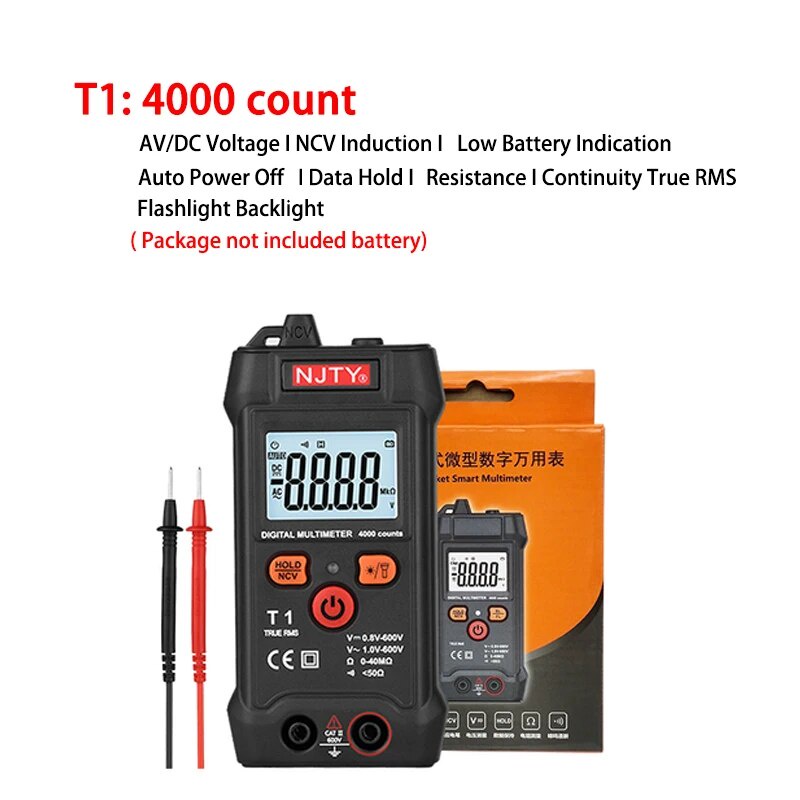 USB Charge Smart Multimetro Digital Profesional AC DC Current Voltage ...