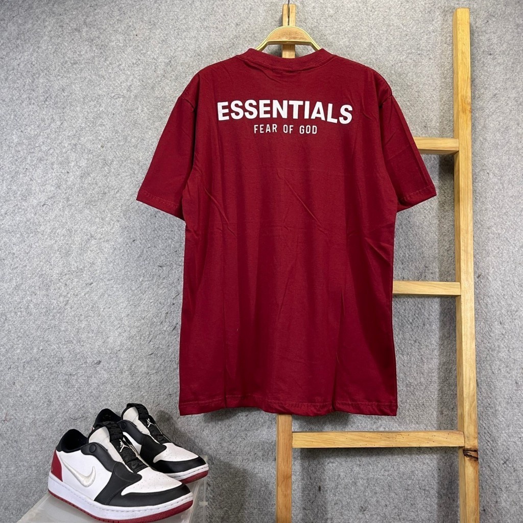 เสื้อยืด ESSENTIALS FOG BB MAROON Shopee Thailand