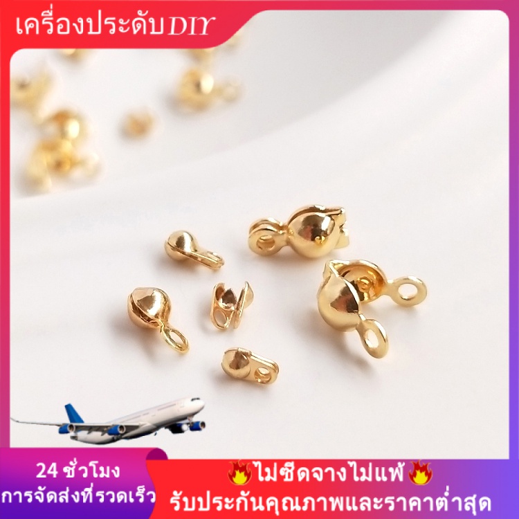 เครื่องประดับ-diy-ขายส่ง-หัวเข็มขัด-ชุบทอง-14k-แบบสองด้าน-อุปกรณ์เสริม-สําหรับสร้อยคอ-สร้อยข้อมือ-diy-หัวเข็มขัดเชื่อมต่อ-หัวเข็มขัดคลิป-สร้อยข้อมือ-สร้อยคอ