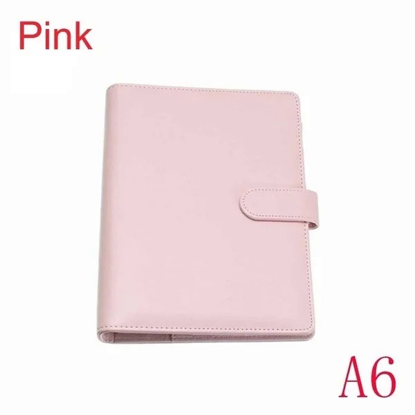 New Vintage Refillable Notebook File Folder Notepad Cover Leather Ring ...